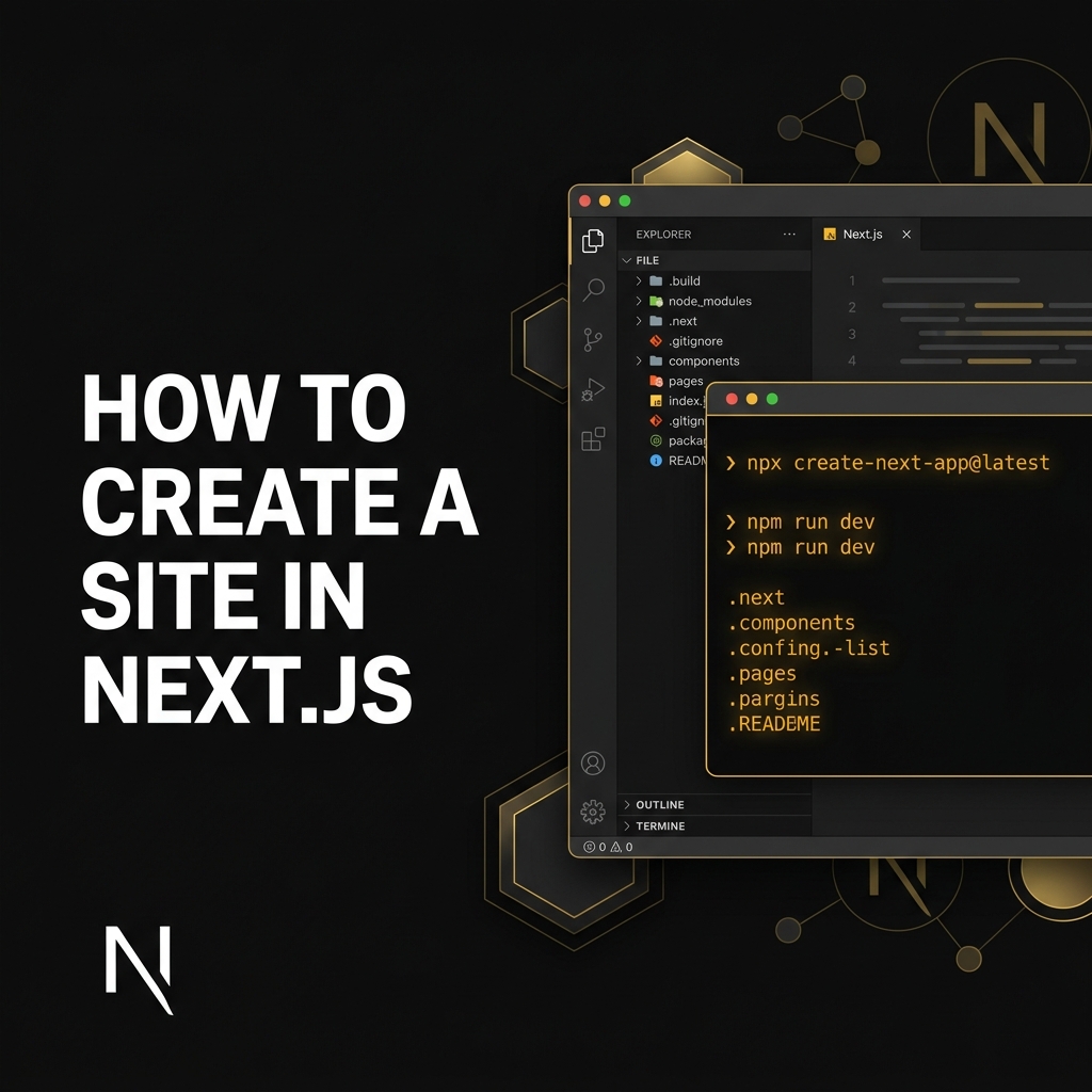 How to Create a Site in Next.js